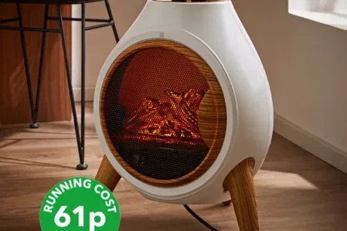 AUTO WIN - Chimenea Style Flame Effect Heater - 14/11