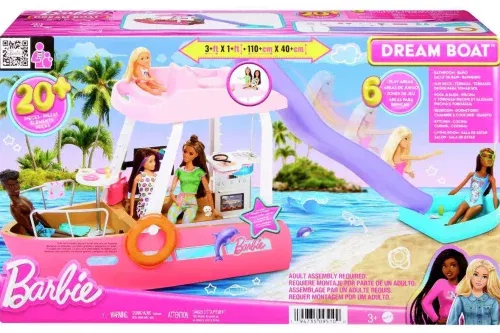 AUTO WIN - Barbie Dream Boat Playset with Pool, Slide & Accessories - 09/11