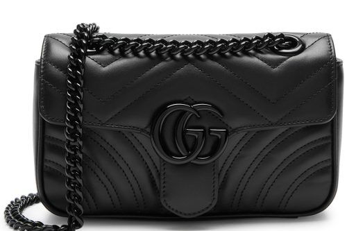 GUCCI  GG Marmont mini leather shoulder bag