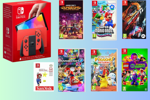Nintendo Switch Oled – Mario Red Bundle