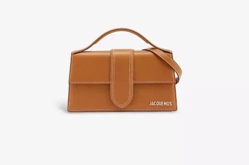 AUTO WIN-JACQUEMUS Le Grand Bambino leather shoulder bag
