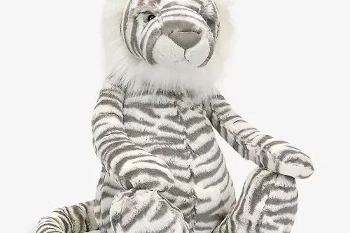 AUTO WIN - JELLYCAT Bashful Snow Tiger soft toy 67cm - 15/11