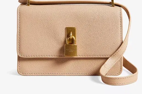 AUTO WIN - TED BAKER Ssloane padlock-embellished leather cross-body bag - 14/11