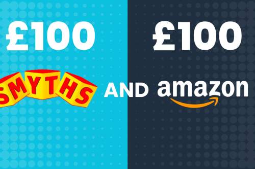 £100 SMYTHS & £100 AMAZON GIFT CARD