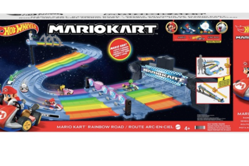 TOY DAY! AUTO WIN - Hot Wheels Mario Kart Rainbow Road Playset with Vehicles - 18/11