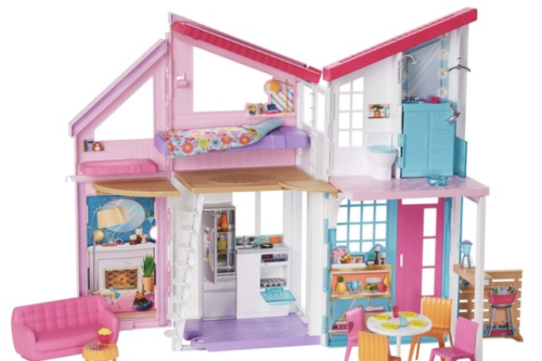 TOY DAY! AUTO WIN - Barbie Malibu House with 6 Rooms and 25 Accessories - 18/11