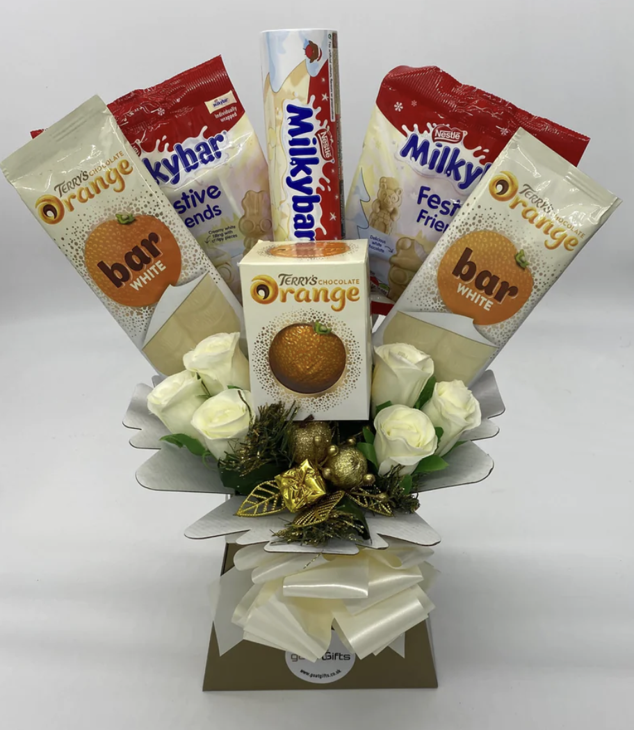 AUTO WIN Terrys & Milkybar White Chocolate Christmas Bouquet