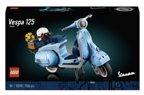 AUTO WIN - LEGO Icons 10298 Vespa 125 Scooter Model Set for Adults - 24/11