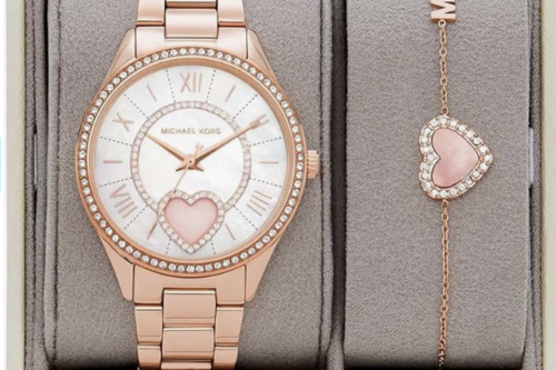 AUTO WIN - Michael Kors MK1038 Ladies Lauryn Watch and Bracelet Gift Set - 04/12