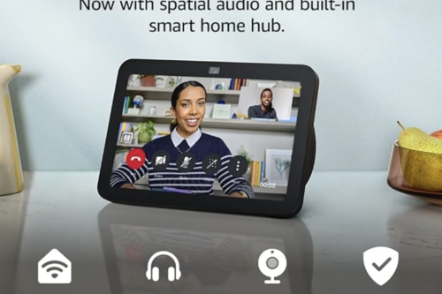 AUTO WIN - All-new Echo Show 8 | 3rd generation (2023 release), HD smart touchscreen with spatial audio, smart home hub and Alexa, Charcoal