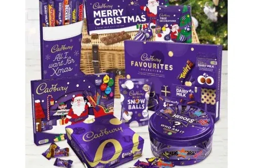 AUTO WIN - ** 2 WINNERS ** CADBURY ULTIMATE CHRISTMAS CHOCOLATE HAMPER BASKET - 19/11