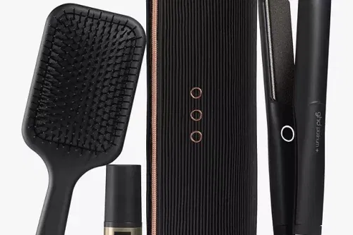ghd Platinum+ Hair Straightener Gift Set, Black