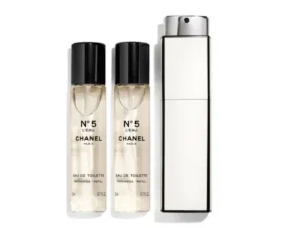 CHANEL N°5 L'Eau Purse Spray, 3 x 20ml