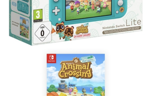 AUTO WIN - Nintendo Switch Lite Animal Crossing: New Horizons Timmy & Tommy's Edition - 10/12