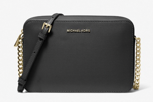 MICHAEL KORS Jet Set Large Saffiano Leather Crossbody Bag - 11/12