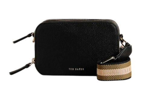 AUTO WIN - TED BAKER Logo-embellished mini webbing leather crossbody bag - 14/12
