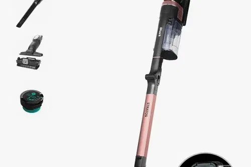 Shark Stratos IZ400UK Cordless Stick Vacuum Cleaner with Anti Hair Wrap Plus & Clean Sense IQ, Mid Grey - 15/01