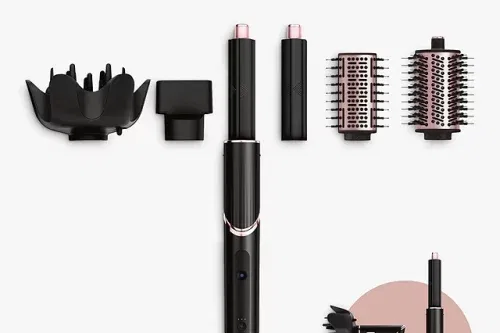 Shark FlexStyle 5-in-1 Air Styler & Hair Dryer with Storage Case, Black/Rose Gold