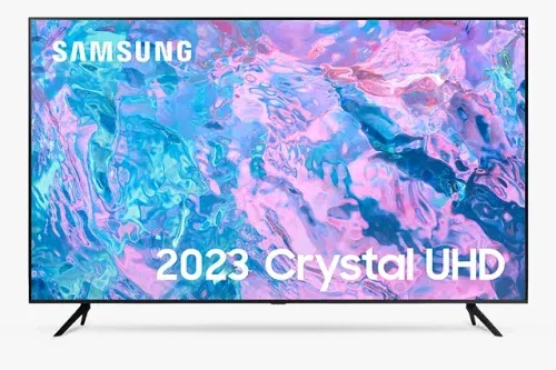 AUTO WIN-Samsung UE50CU7100 (2023) LED HDR 4K Ultra HD Smart TV, 50 inch with TVPlus, Black