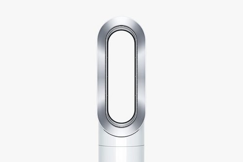 Dyson AM09 Hot + Cool™ Fan Heater, White/Silver
