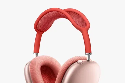 Apple AirPods Max, Noise Cancelling Wireless Bluetooth Over-Ear Headphones, Pink - 12/01