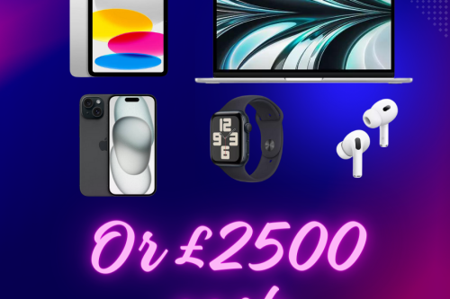 WIN THIS MEGA APPLE BUNDLE OR £2500 CASH - 02/02