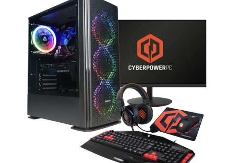 Cyberpower Gaming Tower - NVIDIA GeForce RTX 3060, AMD Ryzen™ 5, 1 TB SSD - Black