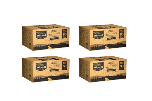 AUTO WIN - Winalot Perfect Portions Dog Food Mixed in Gravy 320 x 100 g