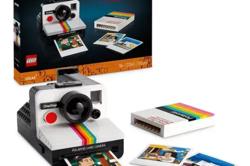 AUTO WIN- Lego Ideas Polaroid OneStep SX70 Camera Adults Set 21345