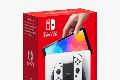 Nintendo Switch OLED 64GB Console with Joy-Con, White