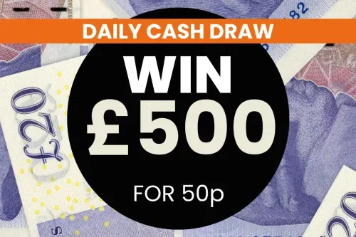 AUTO WIN-DAILY CASH DRAW – WIN £500 CASH FOR 50P-03/03