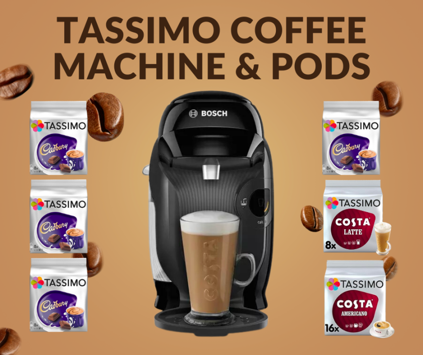 AUTO WIN TASSIMO Coffee Machine & Pods Competition Fox