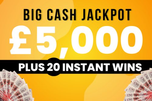 TOP PRIZE £5K – 20 INSTANTS TO BE WON #3