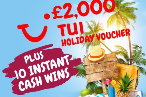 AUTO WIN-WIN £2000 TUI HOLIDAY VOUCHER + 10 INSTANT CASH WINS #14