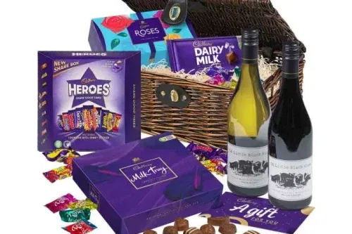 AUTO WIN-2 WINNERS-CADBURY CHOCOLATE & WINES HAMPER