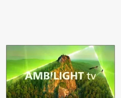 Philips 55PUS8108 (2023) LED HDR 4K Ultra HD Smart TV, 55 inch with Freeview Play, Ambilight & Dolby Atmos, Satin Chrome