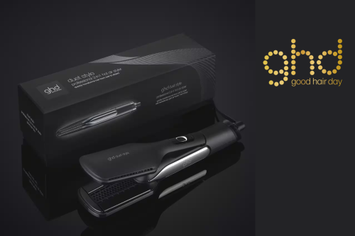 GHD DUET STYLE HOT AIR STYLER IN BLACK- AUTO WIN 04/04