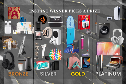 PICK YOUR OWN INSTANT PRIZE WIN- £500 CASH JACKPOT-AUTO WIN-30/03