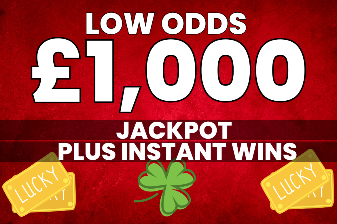 £1000 CASH JACKPOT + INSTANT WINS - LOW ODDS-13/03 - Competition Fox