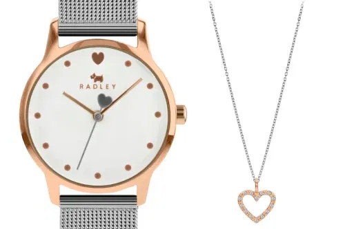 FOX GIVEAWAY- Radley London Heart Bracelet Watch & Necklace Gift Set