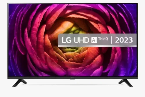 LG 43UR73006LA (2023) LED HDR 4K Ultra HD Smart TV, 43 inch with Freeview Play/Freesat HD, Black-28/04