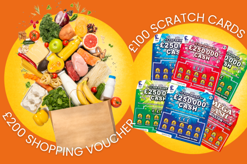 🦊 £200 SUPERMARKET & £100 SCRATCH CARDS