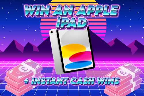 APPLE IPAD JACKPOT + INSTANT CASH WINS- 23/04