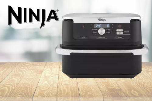 Ninja Foodi FlexDrawer Dual AF500UK Air Fryer, 10.4L, Black -AUTO WIN