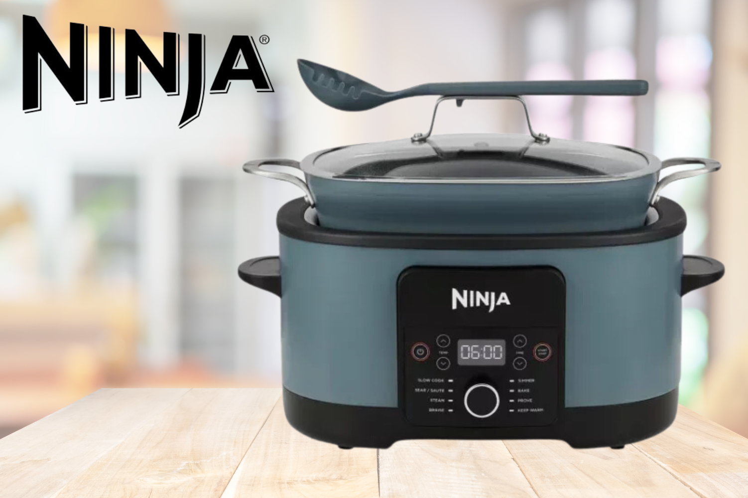 Ninja Foodi Possible 8-in-1 Slow Cooker, Blue -AUTO WIN - Competition Fox