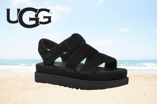 UGG Goldenstar Suede Platform Sandals- AUTO WIN