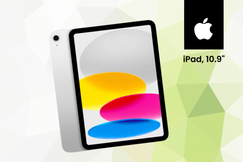 Apple iPad, 10.9", A14 Bionic Processor, iPad OS, Wi-Fi, 64GB, Silver