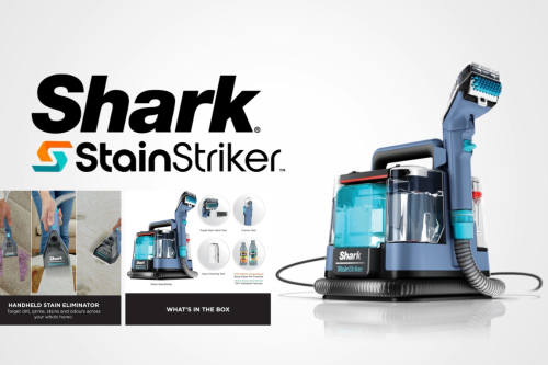 Shark StainStriker Spot Carpet Cleaner AUTO WIN 11/05
