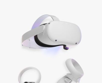 Meta Quest 2, All-In-One Virtual Reality Headset and Controllers, 128GB- AUTO WIN