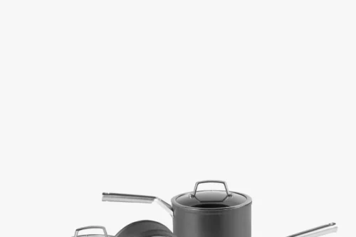 FOX GIVEAWAY- Ninja Foodi ZEROSTICK Hard Anodised Aluminium Non-Stick Saucepan Set, 3 Piece